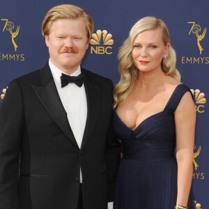 Jesse Plemons et Kirsten Dunst au 70ème Primetime Emmy Awards au théâtre Microsoft à Los Angeles, le 17 septembre 2018.