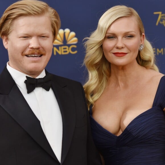 Jesse Plemons et Kirsten Dunst au 70ème Primetime Emmy Awards au théâtre Microsoft à Los Angeles, le 17 septembre 2018.