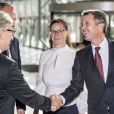 Le prince Frederik de Danemark inaugurant le 25e Congrès Mondial ITS à Copenhague, le 17 septembre 2018. SA première activité officielle suite à son opération du dos le 3 septembre.