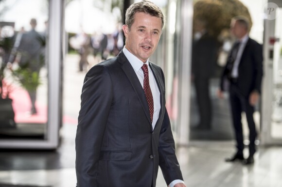 Le prince Frederik de Danemark inaugurant le 25e Congrès Mondial ITS à Copenhague, le 17 septembre 2018. SA première activité officielle suite à son opération du dos le 3 septembre.