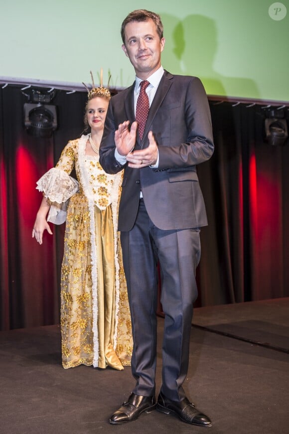 Le prince Frederik de Danemark inaugurant le 25e Congrès Mondial ITS à Copenhague, le 17 septembre 2018. SA première activité officielle suite à son opération du dos le 3 septembre.