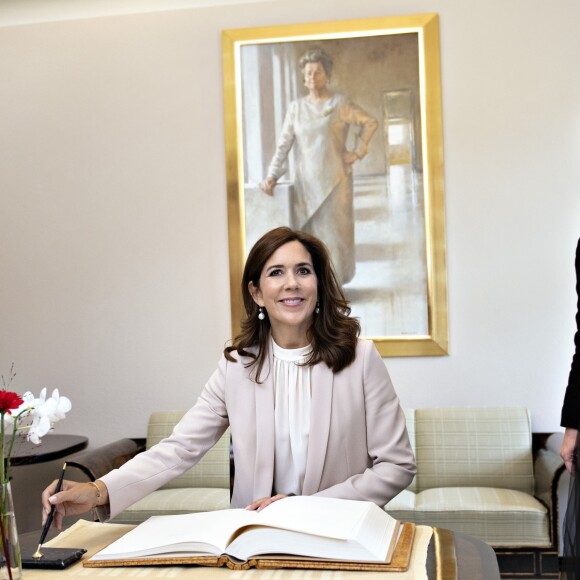 La princesse Mary de Danemark en visite officielle en Finlande le 13 septembre 2018