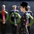 La princesse Mary de Danemark lors d'une commémoration en l'honneur des soldats danois place Thorvaldsen à Copenhague le 5 septembre 2018, sans le prince Frederik, qui a été opéré du dos.