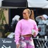Jennifer Lopez est allée acheter un café à emporter chez Alfred à West Hollywood le 30 août 2018