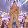 Jennifer Lopez lors de sa performance aux MTV Video Awards au Radio City Hall à New York, le 20 août 2018.