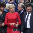 La première Dame Brigitte Macron et Frédérique Vidal, ministre de l'Enseignement supérieur, de la Recherche et de l'Innovation - La reine Sonja de Norvège , la première Dame Brigitte Macron au centenaire de la Section Norvégienne du Lycée Pierre Corneille à Rouen le 24 septembre 2018. Au programme : Signatures d'accords-cadres de coopération dans le domaine de l'éducation, de l'enseignement supérieur, de la recherche scientifique, de l'innovation, de l'industrie et de la culture; dévoilement de la statue offerte par la Norvège par Sa Majesté la Reine en présence de l'artiste, Espen Dietrichson; signature du Livre d'Or en présence des autorités et des élus. © Francis Petit / Bestimage