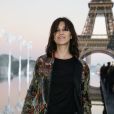 Charlotte Gainsbourg - Défilé de mode "Saint-Laurent" PAP printemps-été 2019 au Trocadero devant la Tour Eiffel à Paris le 25 septembre 2018 © Denis Guignebourg/Bestimage