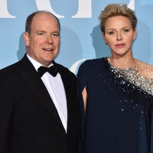 Le prince Albert II de Monaco et la princesse Charlene lors de la 2ème édition du "Monte-Carlo Gala for the Global Ocean" à Opéra de Monte-Carlo à Monaco, le 26 septembre 2018. © Bruno Bébert/Bestimage