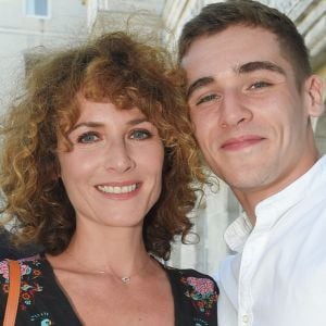 Elsa Lunghini et son fils Luigi Kröner lors du premier jour de la 11ème édition du festival du Film Francophone d'Angoulême, France, le 21 août 2018. © Coadic Guirec/Bestimage