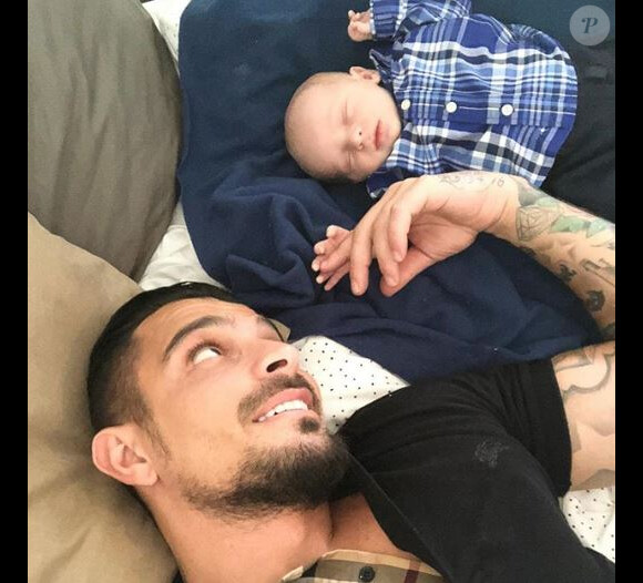 Julien Tanti (Les Marseillais) et son fils Tiago - Instagram, 30 mai 2018