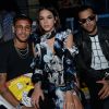 Neymar Jr. et sa compagne Bruna Marquezine - Défilé Off -White™, collection prêt-à-porter printemps-été 2019 lors de la Fashion Week de Paris, le 27 septembre 2018.