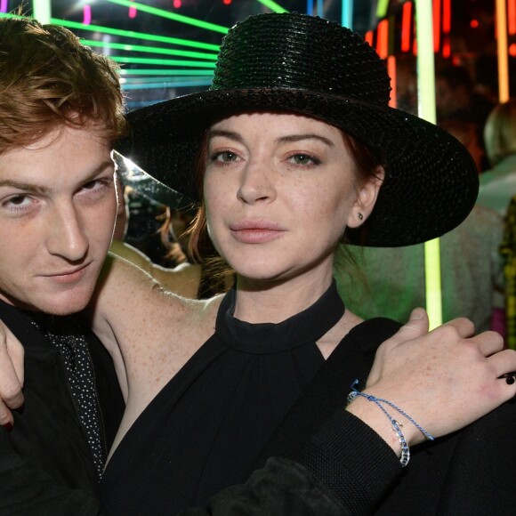 Semi-Exclusif - Lindsay Lohan et son frère Cody Lohan à la soirée "White Coffee Party", avec aux platines, Virgil Abloh (fondateur et designer de Off White) et Black Coffee, au club "The Key" lors de la Fashion Week de Paris (PFW), le 27 septembre 2018. © Veeren/CVS/Bestimage