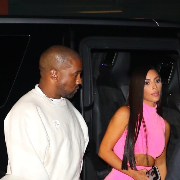 Kanye West et Kim Kardashian à New York, le 29 septembre 2018.