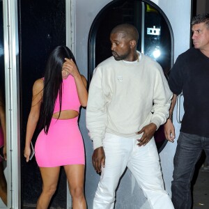 Kanye West et Kim Kardashian à New York, le 29 septembre 2018.