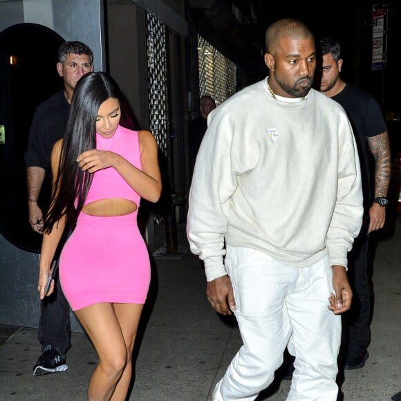 Kanye West et Kim Kardashian à New York, le 29 septembre 2018.