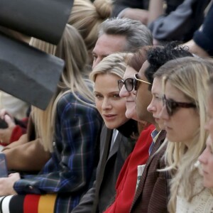 La princesse Charlene de Monaco assiste au défilé Akris collection PAP Printemps/été 2019 lors de la fashion week à Paris le 30 septembre 2018. © Veeren-CVS/Bestimage