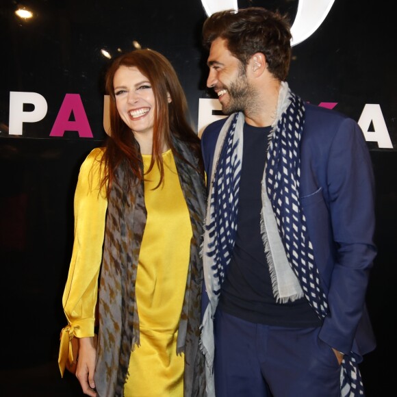 Exclusif - Elodie Frégé et son compagnon Gian Marco Tavani - Soirée du 30ème anniversaire de la maison Paule Ka à Paris le 30 septembre 2018. © Marc Ausset-Lacroix/Bestimage