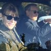 Steven Spielberg et sa femme Kate Capshaw - Préparations et arrivée des invités au mariage de Gwyneth Paltrow et Brad Falchuk dans Les Hamptons au nord-est de l'île de Long Island dans l'État de New York, le 29 septembre 2018