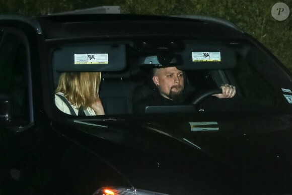 Cameron Diaz et son mari Benji Madden sortent du mariage de Gwyneth Paltrow et Brad Falchuk dans Les Hamptons au nord-est de l'île de Long Island dans l'État de New York, le 29 septembre 2018