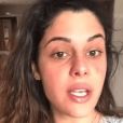 Coralie Porrovecchio brûlée lors d'une séance d'U.V, Snapchat, février 2018