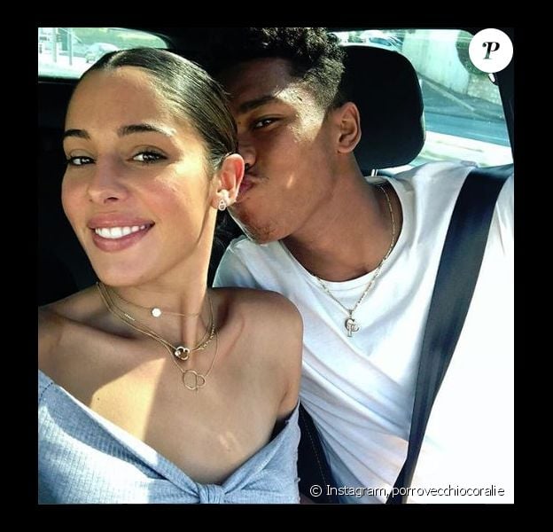 Coralie Porrovecchio (Les Marseillais VS Le reste du monde) présente son chéri, Boubacar Kamara, un joueur de l'Olympique de Marseille - Instagram, 30 septembre 2018