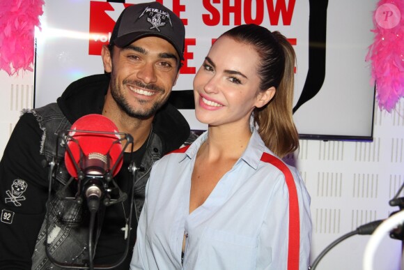Exclusif - Julien Guirado et Audrey - Emission "Le Show de Luxe" sur la Radio Voltage à Paris le 29 septembre 2018. © Philippe Baldini/Bestimage