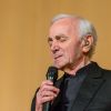 Charles Aznavour en concert à l'Office des Nations Unies à Genève. Le 13 mars 2018