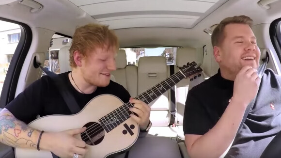 Ed Sheeran dans l'émission Carpool Karaoke.