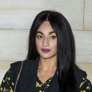 Caméllia Jordana - Défilé de mode prêt-à-porter printemps-été 2019 "Louis Vuitton" à la Cour Carrée du Louvre. Paris, le 2 octobre 2018 © Olivier Borde / Bestimage