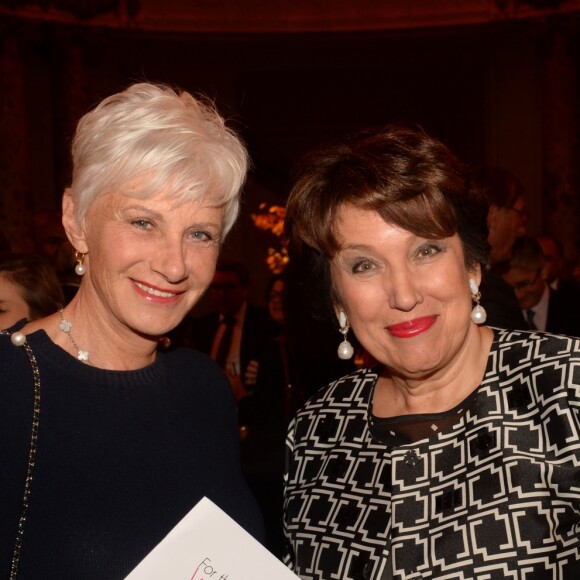 Exclusif - Françoise de Panafieu, Roselyne Bachelot - Dîner de la Fondation ARC au Pavillon Cambon à Paris, le 1er octobre 2018. © Rachid Bellak/Bestimage