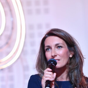Exclusif - Anne-Claire Coudray (Maîtresse de cérémonie) - Dîner de la Fondation ARC au Pavillon Cambon à Paris, le 1er octobre 2018.© Rachid Bellak/Bestimage