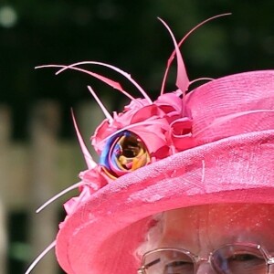 La reine Elisabeth II d'Angleterre - La famille royale d'Angleterre lors du Royal Ascot 2018 à l'hippodrome d'Ascot dans le Berkshire, le 21 juin 2018.