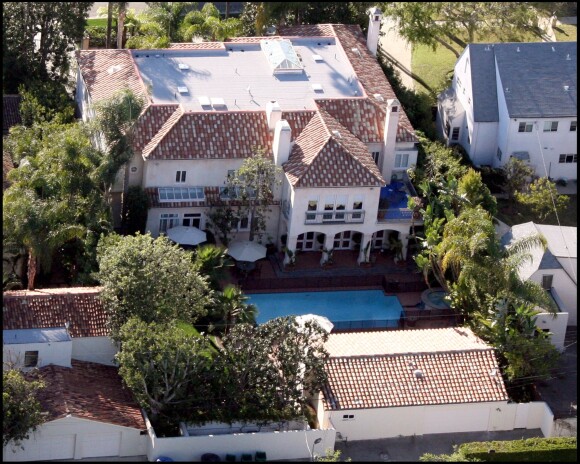 Image de la villa du couple Beckham à Los Angeles