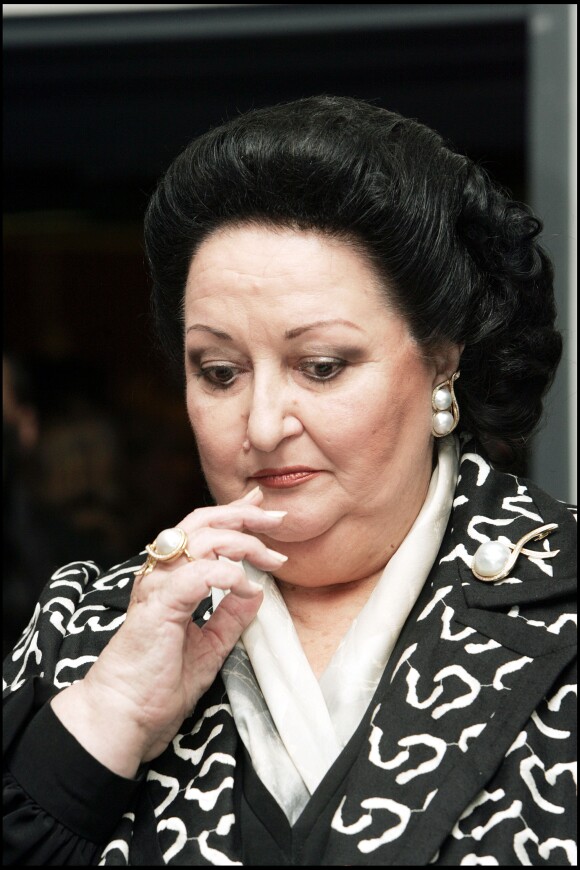 Montserrat Caballé à Cannes en 2005.