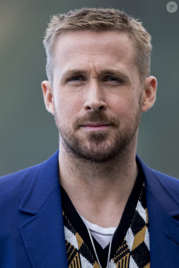 Ryan Gosling lors du photocall et de la conférence de presse du film "First Man : le premier homme sur la Lune" lors du festival du film de San Sebastian le 24 septembre 2018.