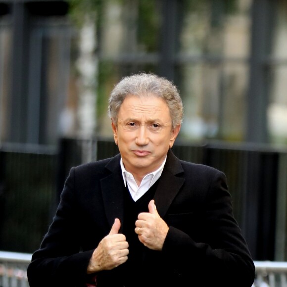 Exclusif - Michel Drucker - Obsèques de Charles Aznavour en la cathédrale arménienne Saint-Jean-Baptiste de Paris. Le 6 octobre 2018 © Jacovides-Moreau / Bestimage