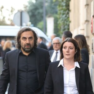 Exclusif - André Manoukian - Obsèques de Charles Aznavour en la cathédrale arménienne Saint-Jean-Baptiste de Paris. Le 6 octobre 2018 © Jacovides-Moreau / Bestimage