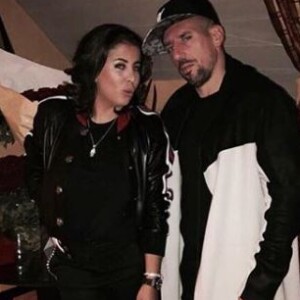 Franck Ribéry a fêté l'anniversaire de sa femme Wahiba en amoureux le 7 octobre 2017.