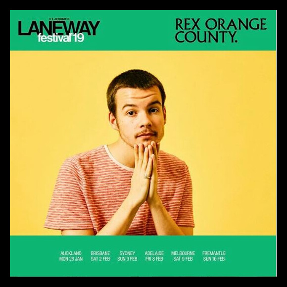 Le chanteur Rex Orange County annule sa venue dans "Quotidien" le mardi 9 octobre 2018 -Instagram, 2018