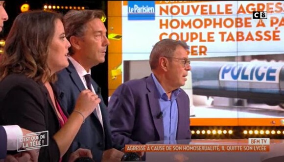 Emilie Lopez pousse un coup de gueule contre les messages homophobes sur les réseaux sociaux dans "C'est que de la télé" - 10 octobre 2018 -C8