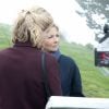 Claire Chazal fait ses premiers pas d'actrice dans la fiction "Le Mort sur la plage" qui sera diffusée sur France 3 le samedi 20 octobre à 21h.