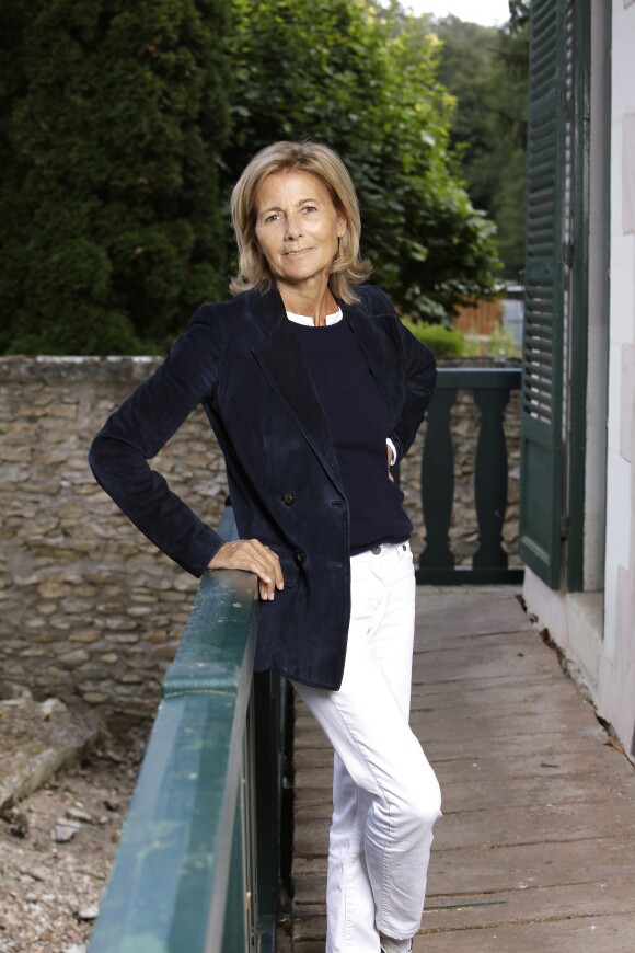 Claire Chazal - "Les écrivains chez Gonzague Saint Bris" - 1ère édition à Chanceaux-près-Loches, le 26 août 2018. © Cédric Perrin/Bestimage