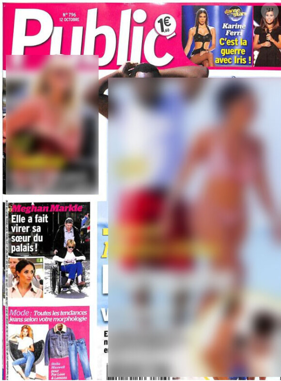 Couverture du magazine "Public" en kiosques le 12 octobre 2018.