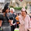 Naomi Campbell - Les invités arrivent à la chapelle St. George pour le mariage de la princesse Eugenie d'York et Jack Brooksbank au château de Windsor, Royaume Uni, le 12 octobre 2018.