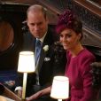 Le prince William, duc de Cambridge, et Catherine (Kate) Middleton, duchesse de Cambridge, et le prince Harry - Cérémonie de mariage de la princesse Eugenie d'York et Jack Brooksbank en la chapelle Saint-George au château de Windsor, Royaume Uni le 12 octobre 2018.
