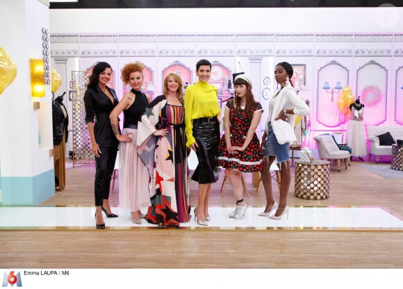 Fanny et ses concurrentes lors de la 1000e des "Reines du shopping" sur M6. Le 22 octobre 2018.