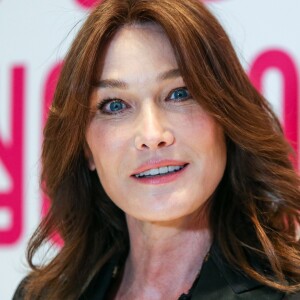 Carla Bruni Sarkozy lors de la finale du "2018 Miss Russkoye Radio beauty" à Moscou. Le 31 mai 2018