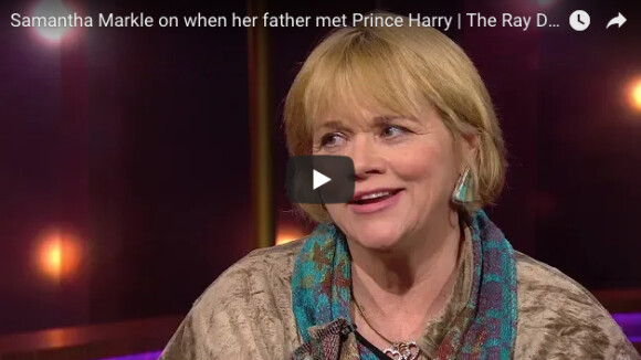 Samantha Markle raconte l'hypothétique entrevue du père de Meghan Markle avec le prince Harry, le 13 octobre 2018 à la télévision irlandaise.