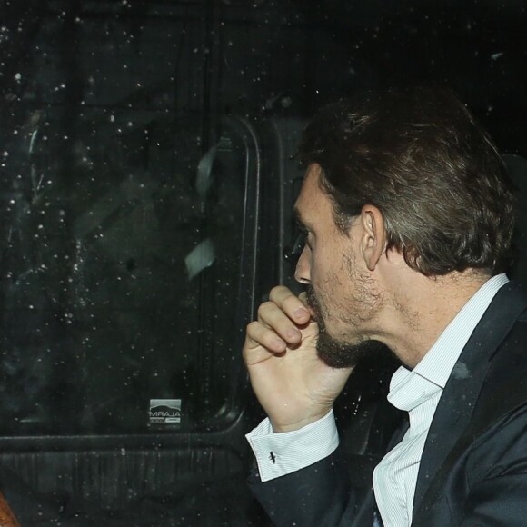 Exclusif - Amber Heard arrive au restaurant Matsuhisa avec Kristopher Brock, à Beverly Hills le 14 Octobre 2018