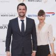 Arnaud Ducret et son épouse au 54e festival de la télévision de Monte-Carlo. Le 7 juin 2014.